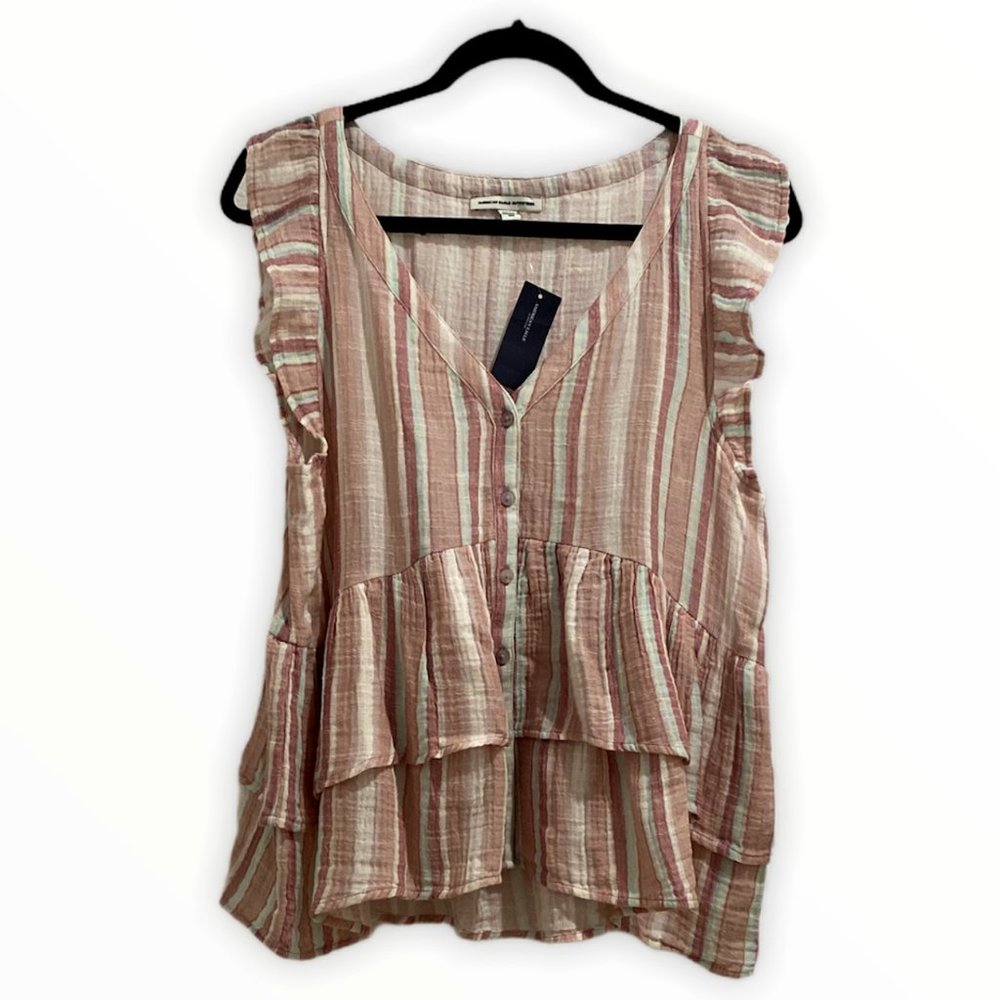 NWT AE Button-Up
